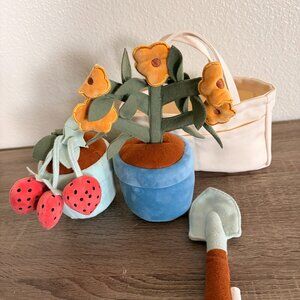 Rare Pillow Fort Plush Gardening Set Toy